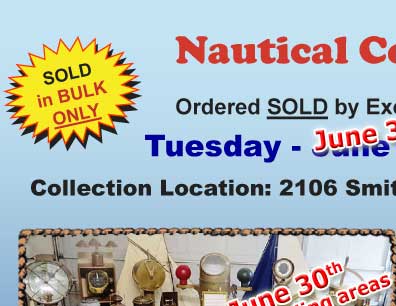 Nautical Collection Memorabilia Auction